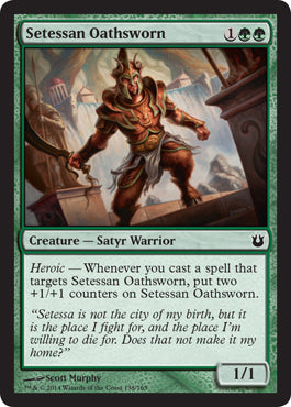 Setessan Oathsworn (Born of the Gods) Light Play Foil