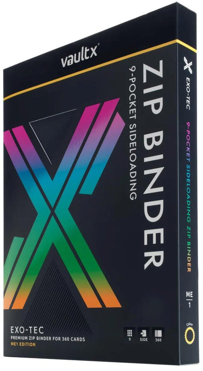 Vault X Zip Binder Exo-Tec - Unlimited Edition ME1 9 Pocket