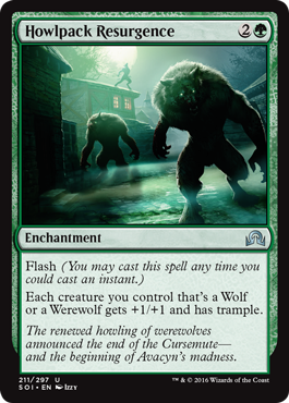 Howlpack Resurgence (Shadows Over Innistrad) Light Play