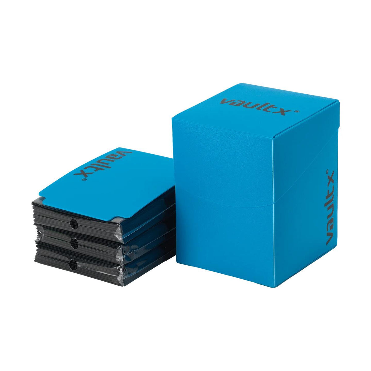 Vault X Large Deck Box 100+ With 150 Sleeves - Blue