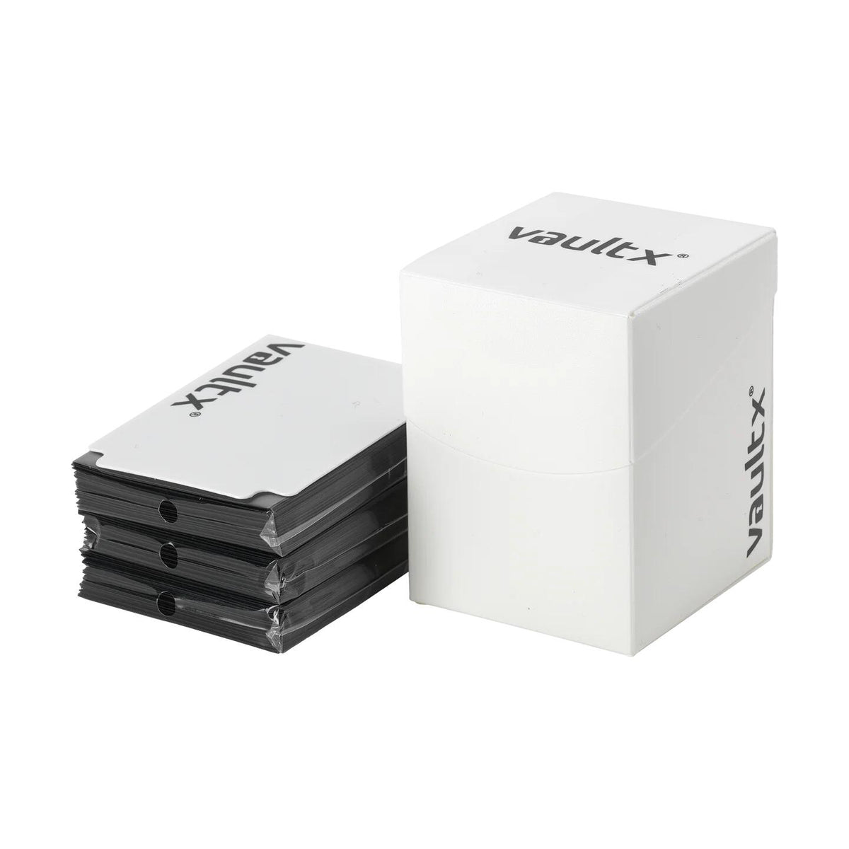 Vault X Large Deck Box 100+ With 150 Sleeves - White