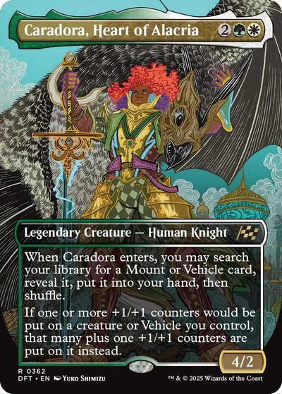Caradora, Heart of Alacria (Borderless) (Aetherdrift) Light Play