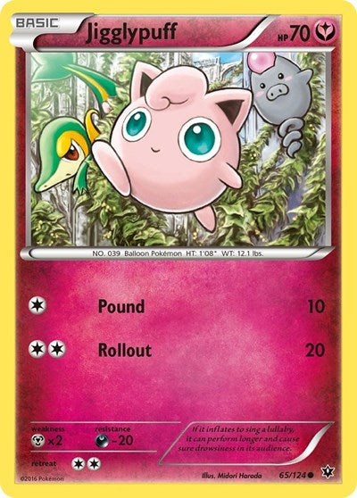 Jigglypuff (XY - Fates Collide) Near Mint
