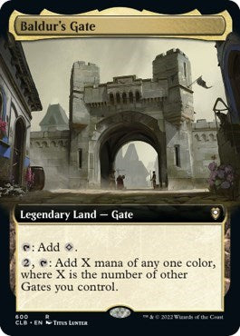 Baldur's Gate (Extended Art) (Commander Legends: Battle for Baldur's Gate) Light Play