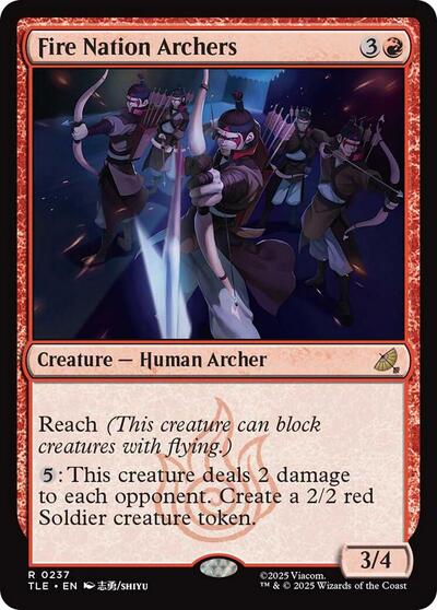 Fire Nation Archers (Avatar: The Last Airbender: Eternal-Legal) Near Mint