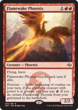 Flamewake Phoenix (Fate Reforged) Light Play
