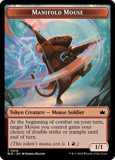 Manifold Mouse Token (Bloomburrow) Near Mint