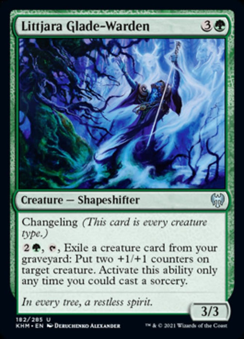 Littjara Glade-Warden (Kaldheim) Near Mint Foil