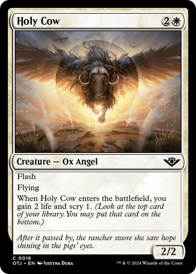 Holy Cow (Outlaws of Thunder Junction) Light Play Foil