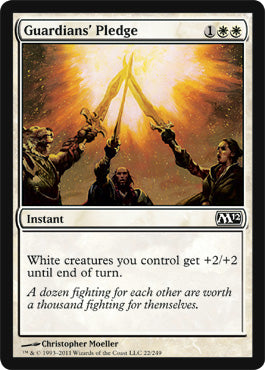 Guardians' Pledge (Magic 2012 Core Set) Light Play