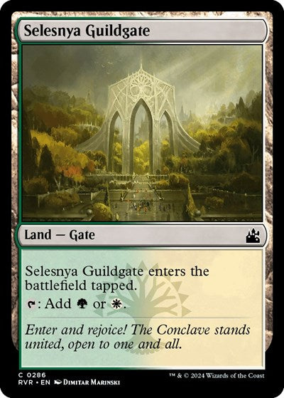 Selesnya Guildgate (Ravnica Remastered) Light Play Foil