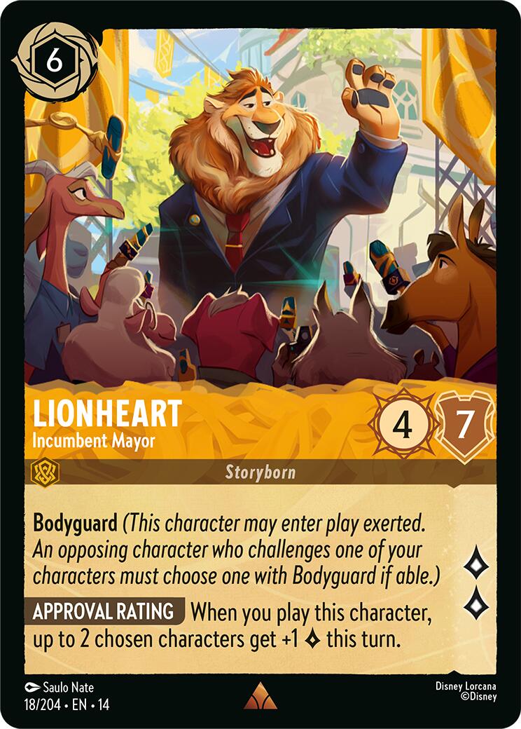 Lionheart - Incumbent Mayor