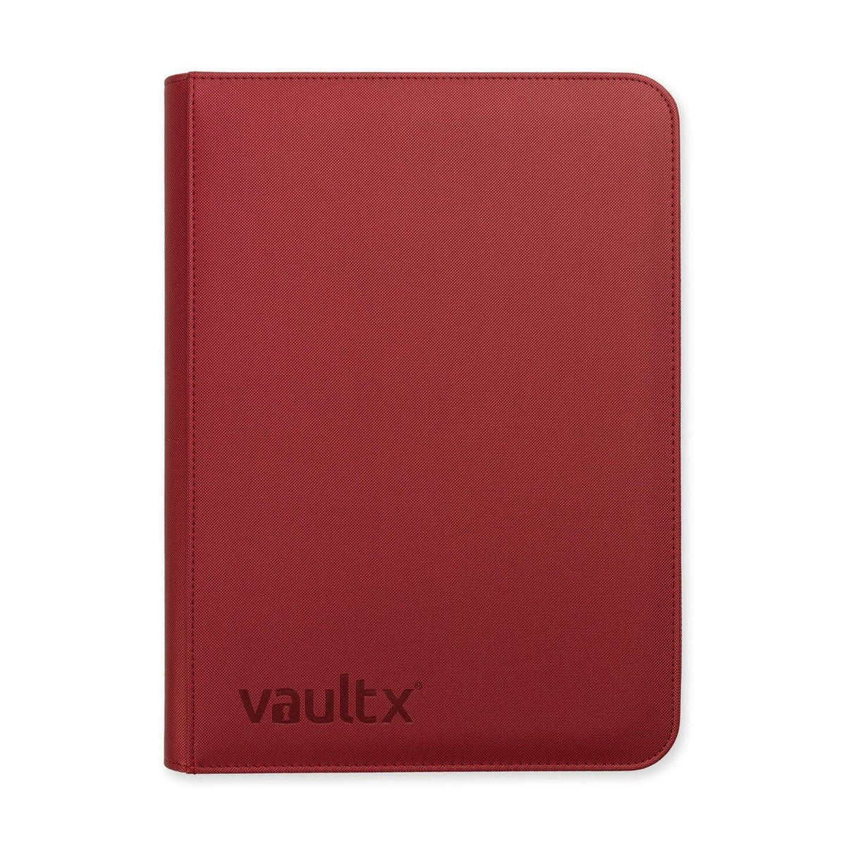 Vault X Zip Binder Exo-Tec - Metallic Red 9 Pocket