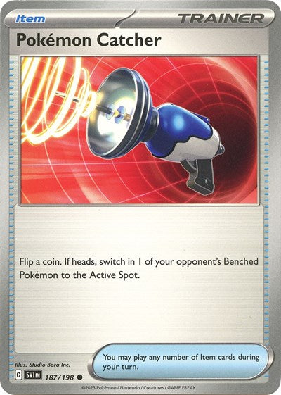 Pokemon Catcher (Scarlet and Violet: Base Set) Near Mint Reverse Holofoil