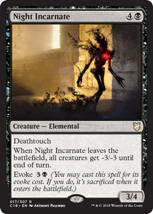 Night Incarnate (Commander 2018) Light Play