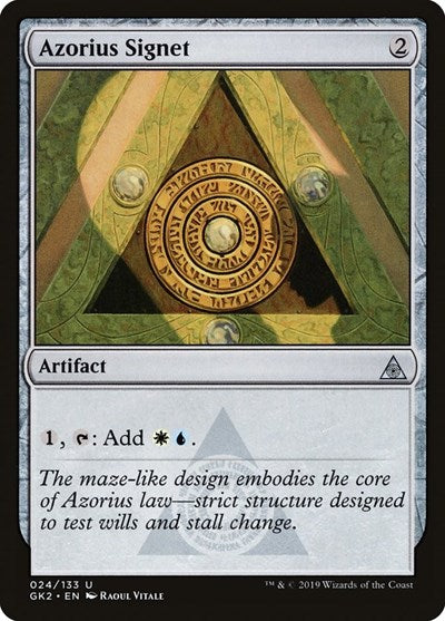 Azorius Signet (Ravnica Allegiance: Guild Kits) Light Play