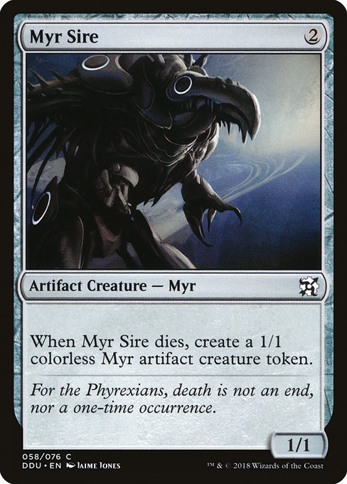 Myr Sire (Duel Decks: Elves vs Inventors) Light Play