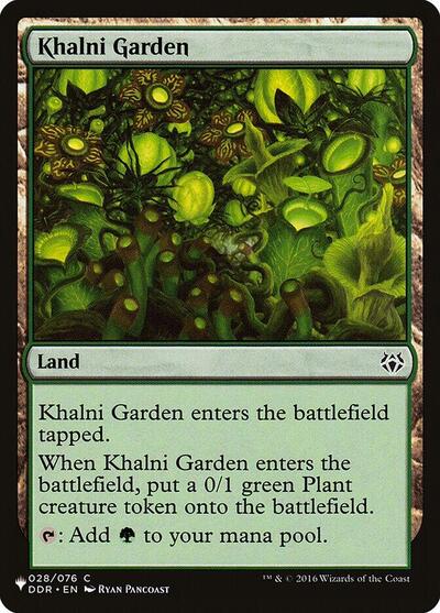Khalni Garden (The List) Near Mint