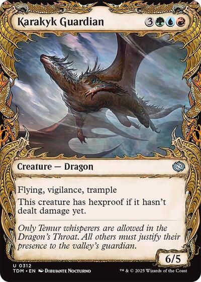 Karakyk Guardian (Showcase) (Tarkir: Dragonstorm) Near Mint