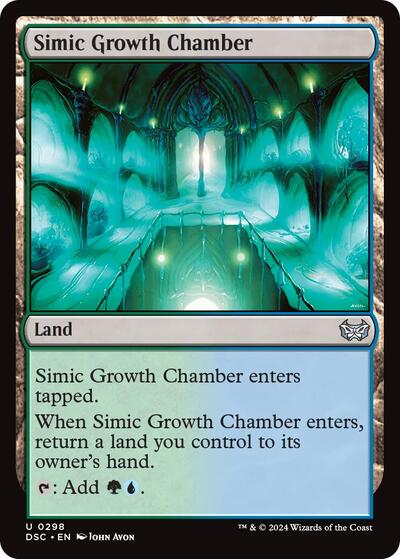 Simic Growth Chamber (Commander: Duskmourn: House of Horror) Light Play
