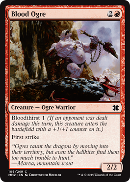 Blood Ogre (Modern Masters 2015) Light Play Foil