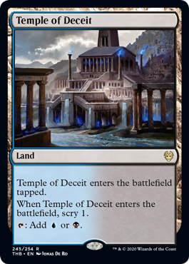 Temple of Deceit (Theros Beyond Death) Light Play Foil