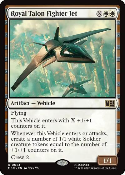 Royal Talon Fighter Jet (Commander: Marvel Super Heroes) Near Mint