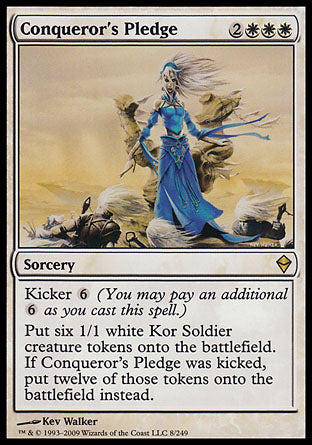 Conqueror's Pledge (Zendikar) Light Play