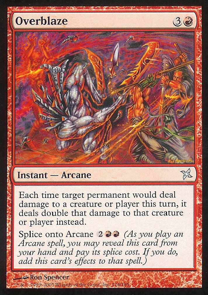 Overblaze (Betrayers of Kamigawa) Light Play