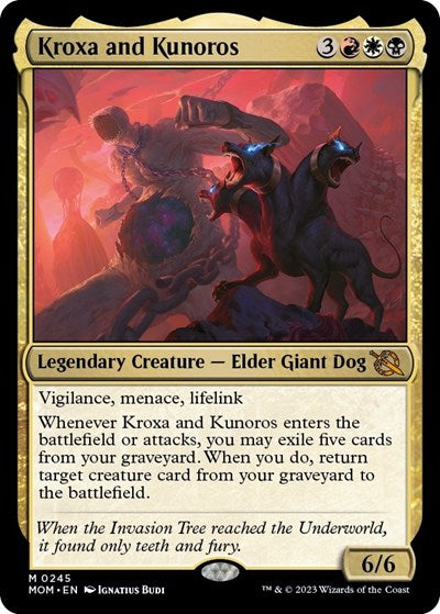 Kroxa and Kunoros (March of the Machine) Near Mint