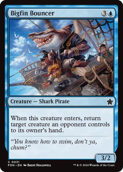 Bigfin Bouncer (Foundations) Light Play Foil