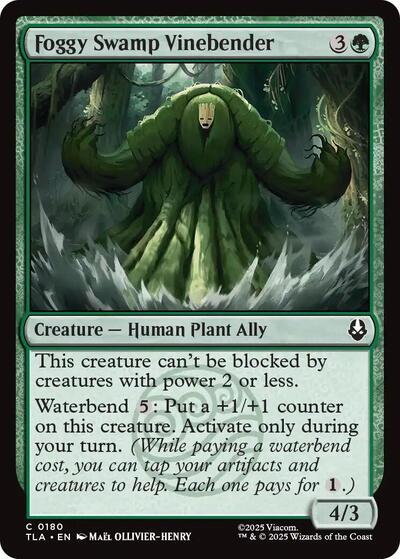 Foggy Swamp Vinebender (Avatar: The Last Airbender) Near Mint Foil