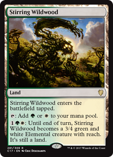 Stirring Wildwood (Commander 2017) Light Play