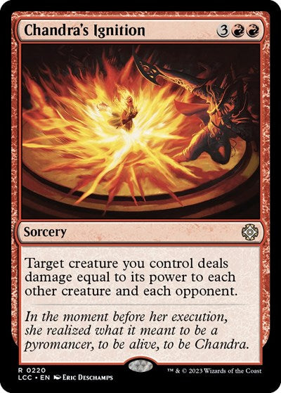Chandra's Ignition (Commander: The Lost Caverns of Ixalan) Near Mint
