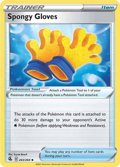 Spongy Gloves (SWSH08: Fusion Strike) Near Mint