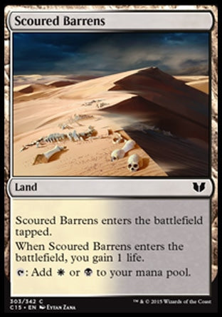 Scoured Barrens (Commander 2015) Light Play