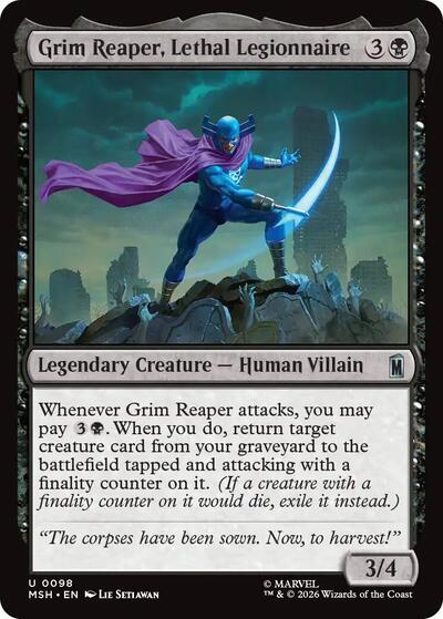 Grim Reaper, Lethal Legionnaire (Marvel Super Heroes) Near Mint Foil