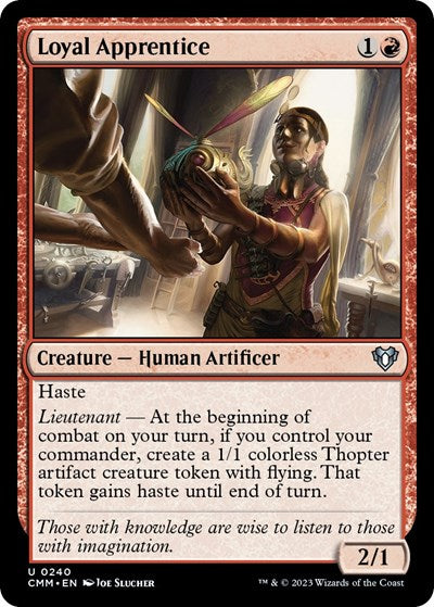 Loyal Apprentice (Commander Masters) Near Mint