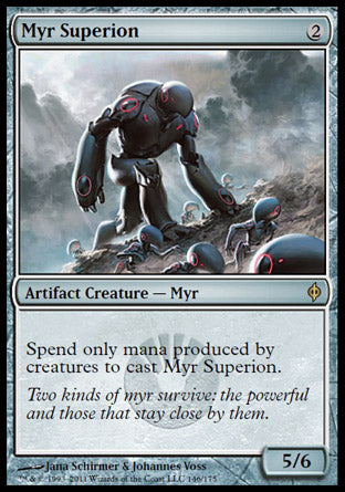 Myr Superion (New Phyrexia) Light Play