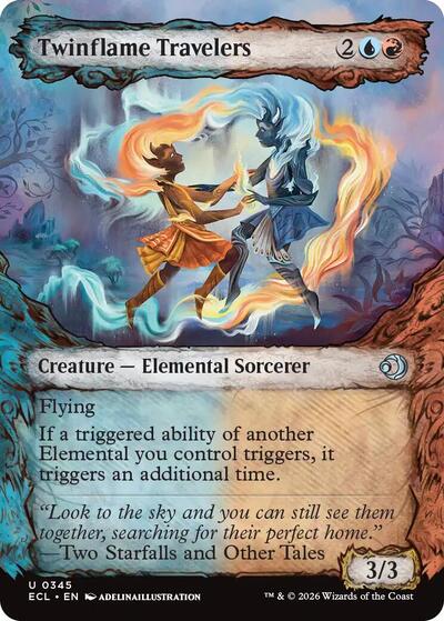 Twinflame Travelers (Showcase) (Lorwyn Eclipsed) Near Mint