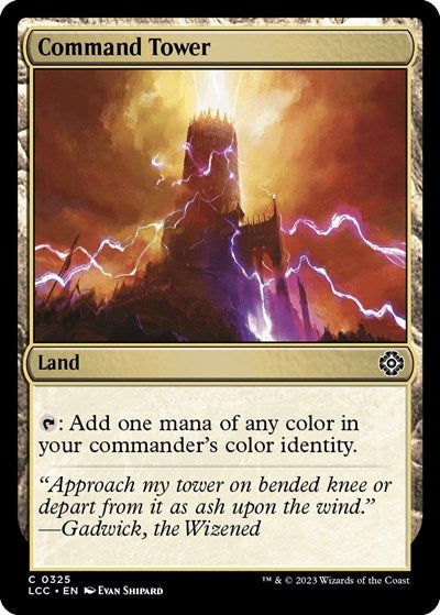 Command Tower (Commander: The Lost Caverns of Ixalan) Light Play