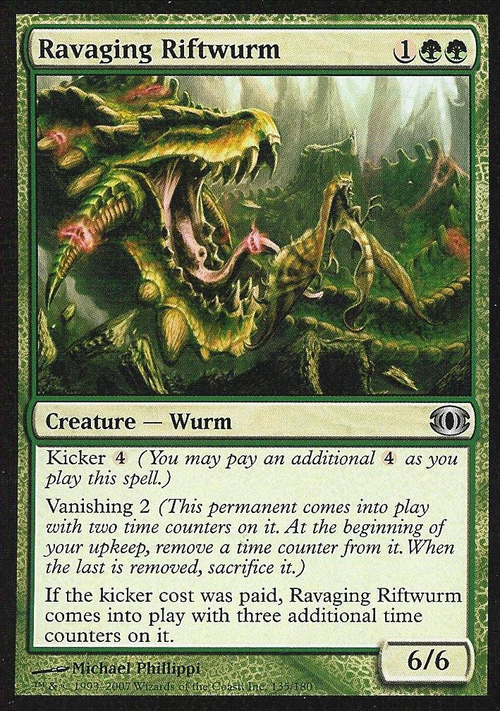 Ravaging Riftwurm (Futuresight) Light Play