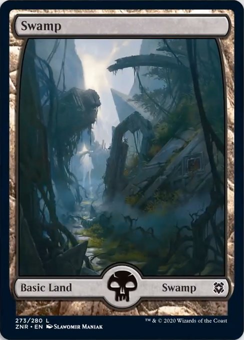 Swamp (273) (Zendikar Rising) Near Mint