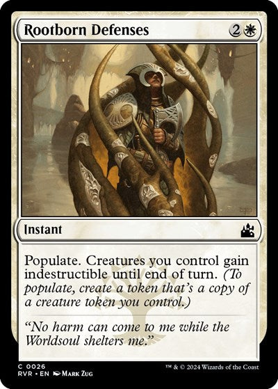 Rootborn Defenses (Ravnica Remastered) Near Mint