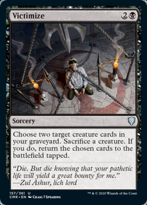 Victimize (Commander Legends) Light Play
