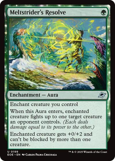 Meltstrider's Resolve (Edge of Eternities) Near Mint Foil