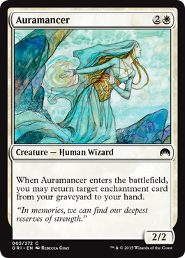 Auramancer (Magic Origins) Light Play Foil