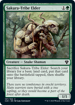 Sakura-Tribe Elder (Commander 2020 Ikoria) Light Play