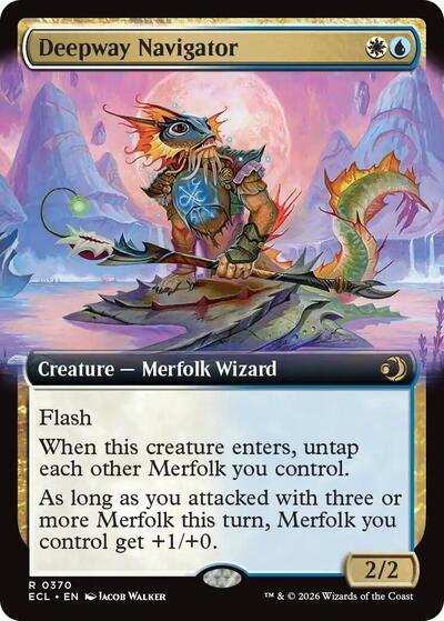 Deepway Navigator (Extended Art) (Lorwyn Eclipsed) Near Mint