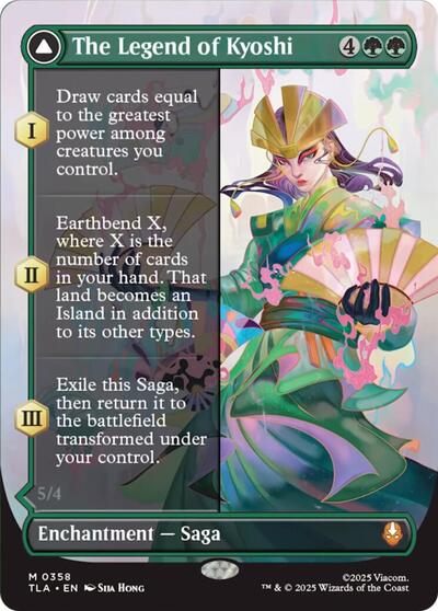 The Legend of Kyoshi (Borderless) (Avatar: The Last Airbender) Near Mint